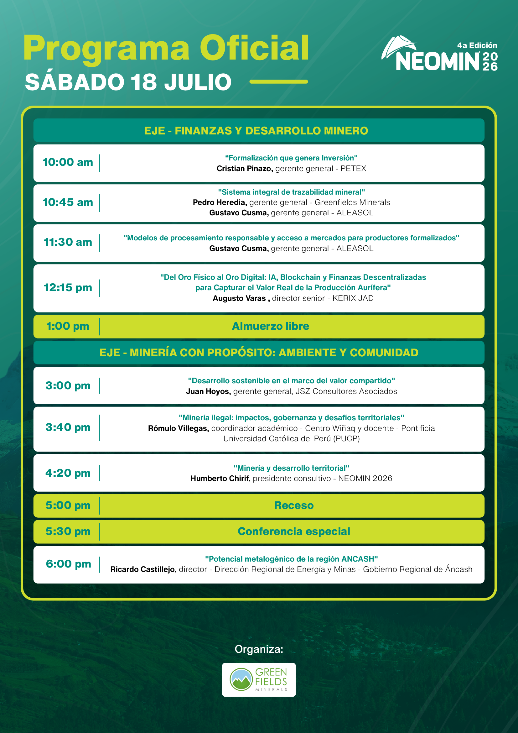 neomin mineria seminario programa dia2 ancash huaraz